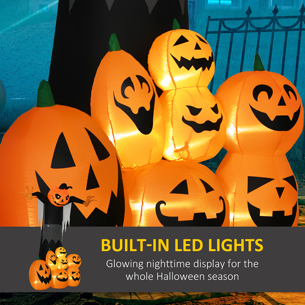9ft Halloween Inflatable | Outdoor Decorations "Pumpkin/Ghost"