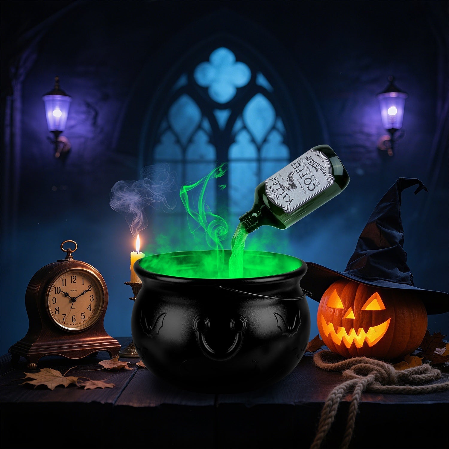 Halloween Decorations Floating Bottle Set