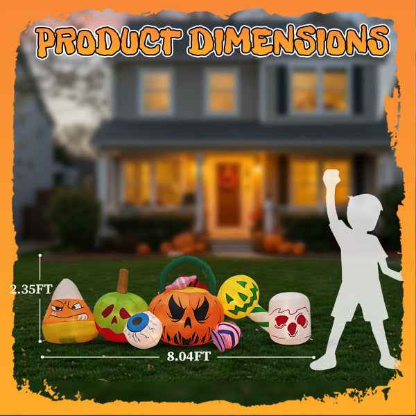 Halloween Inflatables | Blow Up Yard Decoration With Built-in LEDs