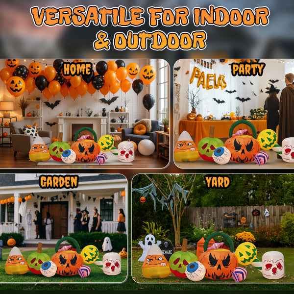 Halloween Inflatables | Blow Up Yard Decoration With Built-in LEDs