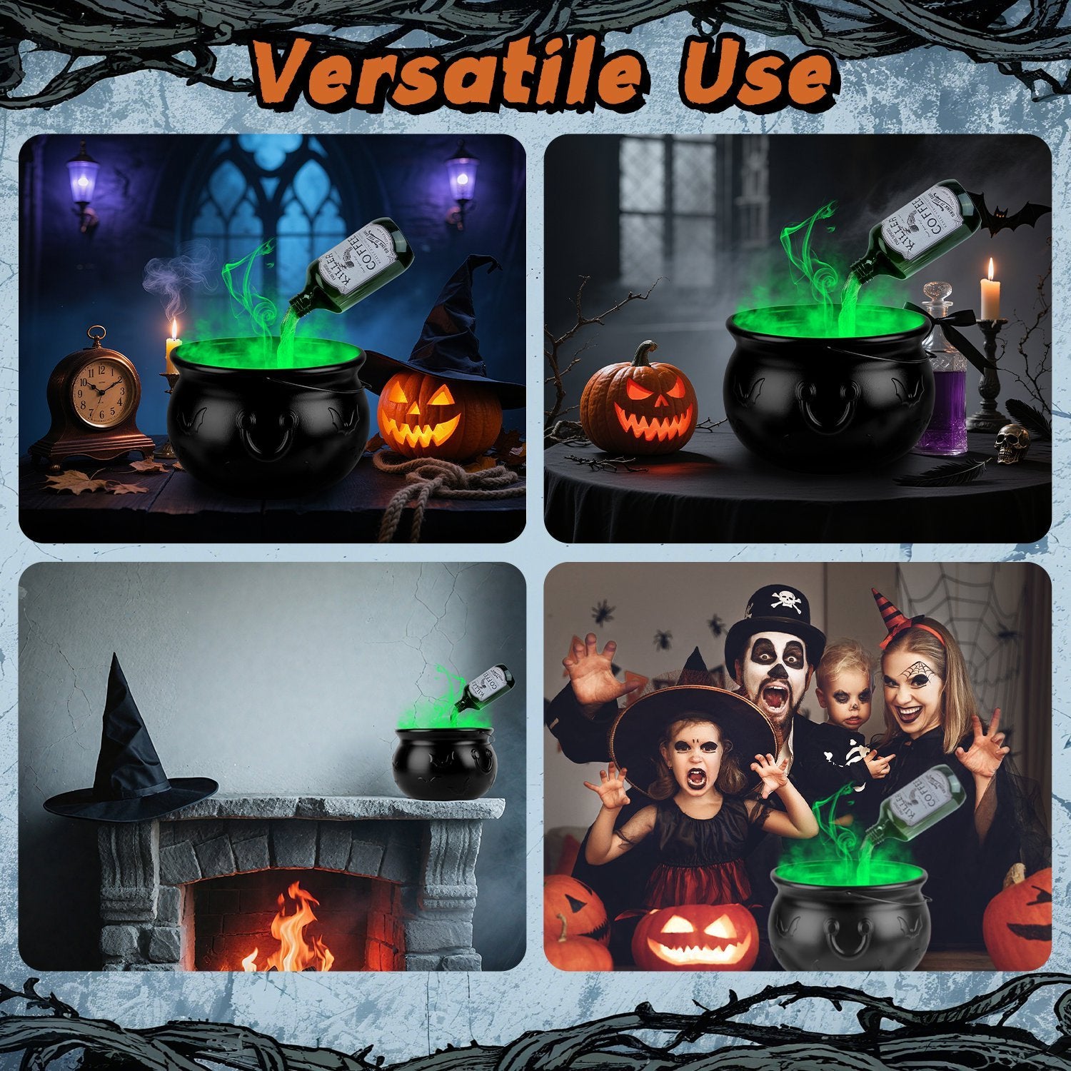Halloween Decorations Floating Bottle Set