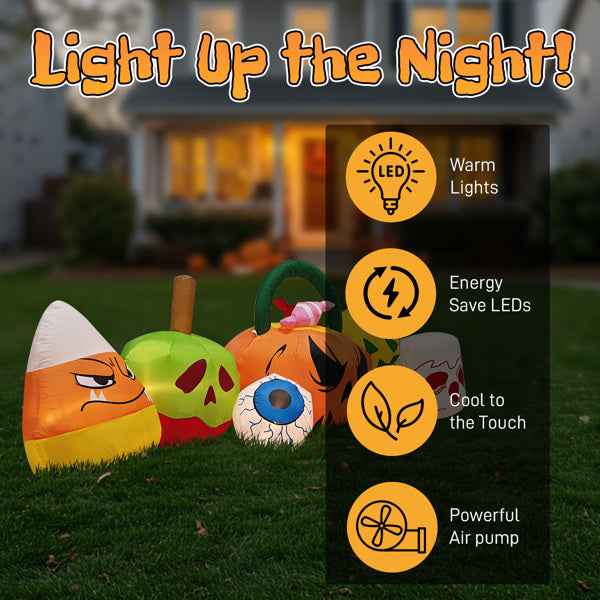 Halloween Inflatables | Blow Up Yard Decoration With Built-in LEDs