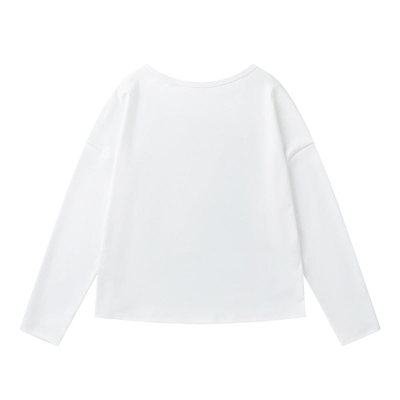 Women's Off-Shoulder Long Sleeve Top & Pants Set - 'NOPE Not Today'